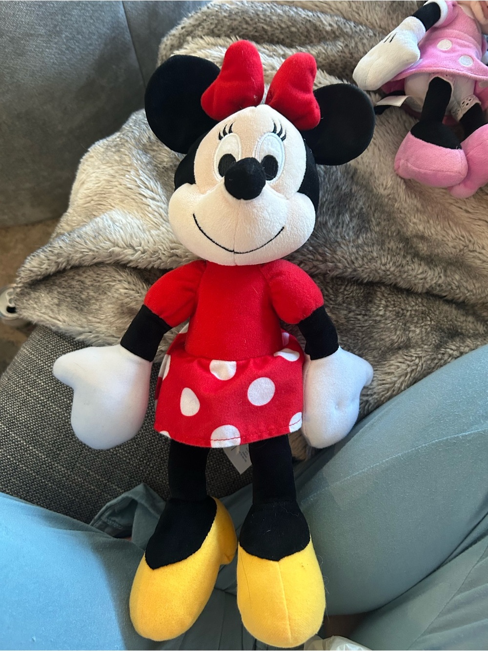 Disney Minnie Mouse Plush - Red, White, Black & Yellow